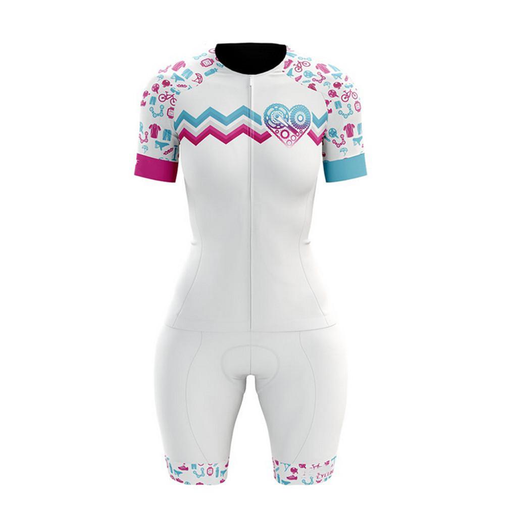Women Cycling Jersey Sportswear Macaquinho GO Sexy Tight Cycling Jersey Jumpsuit Women's Triathlon Suit Racing Cycling Clothing