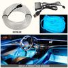 Car Interior LED EL Neon Strip USB Flexible Ambient Light, 3M/5M Optional DIY Atmosphere Lamp for Auto Interior Decoration