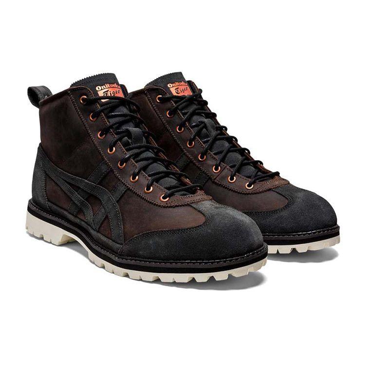 ONITSUKA TIGER Rinkan Tiger Boot Slip Resistant Durable High Top Skate Shoes Unisex Boots Black 1183A854-200