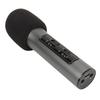 Handheld Microphone Portable Stylish Clear Sound Noise Reduction 500mAh Small Microphone for Singing Live Streaming