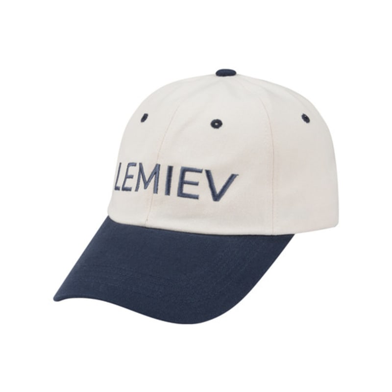 OUU LEMIEV Mix Logo Ball Cap Navy
