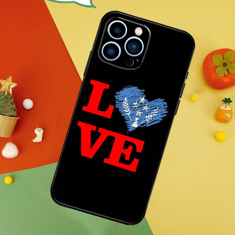 Kosrae Flag Phone Case For iPhone 17 Pro Max 16 14 13 12 11 15 Pro Max Plus 12 13 Mini 16e 17 Air Cover