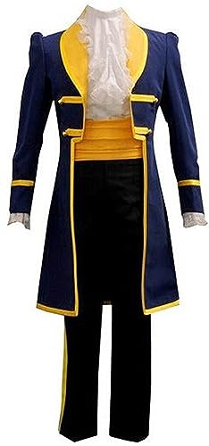 

[Hosaku Co., Ltd.] Beast Prince and King Costume, Adult, School Festival, Cultural Festival, 5-Piece Set, Men s (Small)