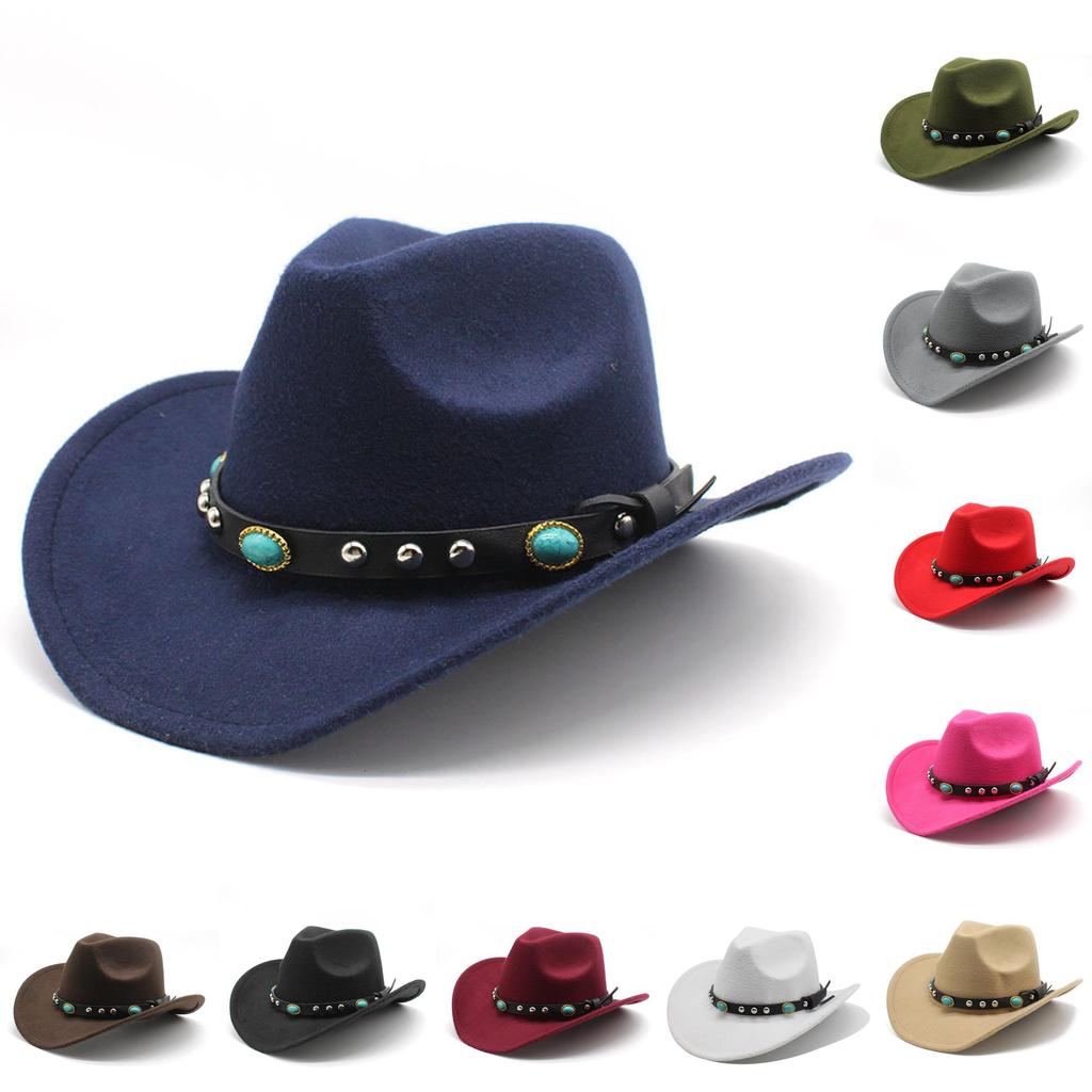 Classic Cowboy Fedora Hat For Men Women With Sun Protection And Breathability