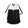 Men Color Block Patchwork Polo Shirt Collar Short Sleeve Loose Casual Retro Daily Street Summer Top