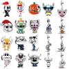 S925 Silver Cartoon Animals Snake Duck Tiger Charms Beads Fit Original Bracelet DIY Jewelry Accessories Women Gift