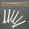 6/8/10/12pc Ratchet Wrench Set, 72-Tooth Quick Release, Open & Box End, High Hardness, Durable for DIY & Professionals