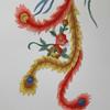 1Pcs Colorful Phoenix Bird Applique Embroidery Patch Applique DIY Lace Fabric Clothing Accessory 72*38cm