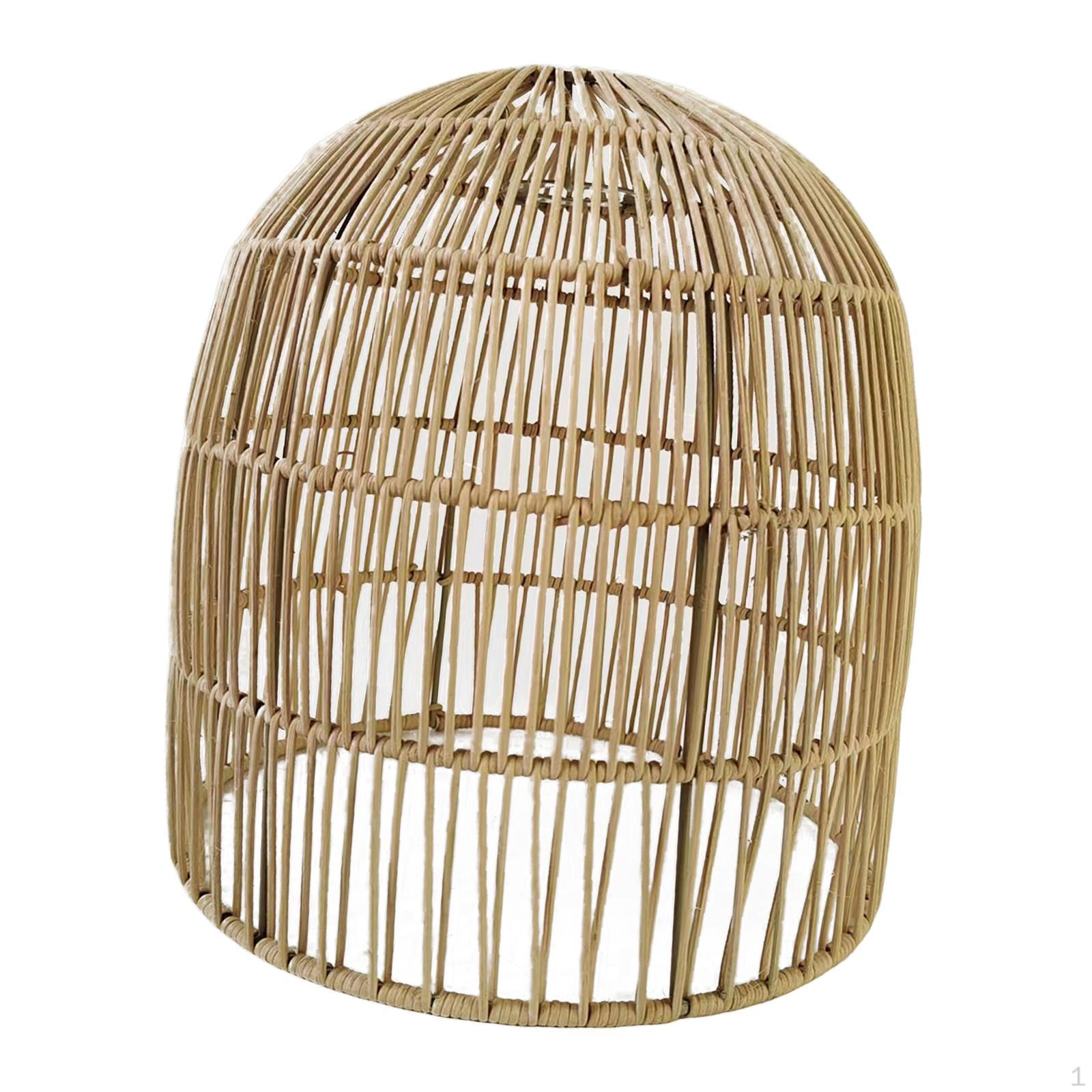 

Boho Rattan Ceiling Light Fixture for Modern Home Decor 25cmx26cm