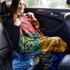 Harry Potter House Crests Fabric Panel Set of 4 PanelsPrint Blanket, Soft Blanket For Sofa Office Bed And Travelling Daughter Birthday Gift