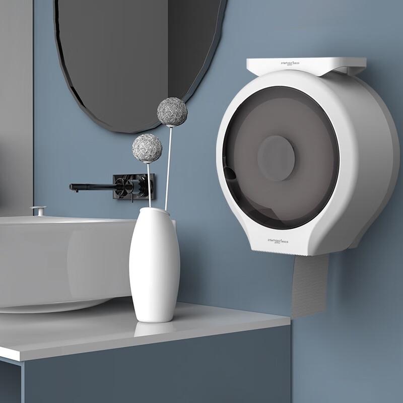 Interhasa! E51021 Wall-Mounted Jumbo Roll Toilet Paper Holder