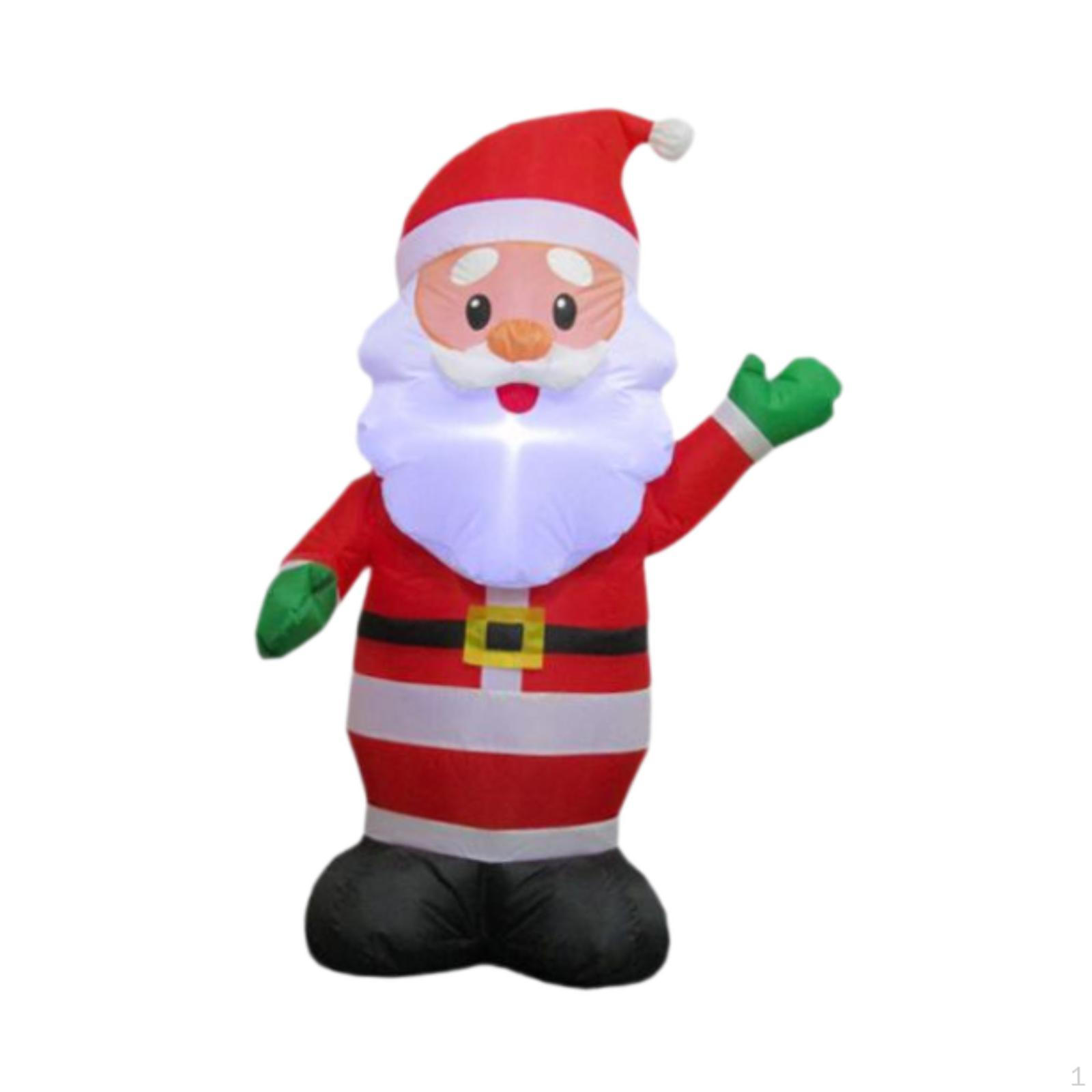 

Рождественский надувной Санта-Клаус, украшение для двора, забавный большой реквизит, устойчивый к погодным условиям, Рождество