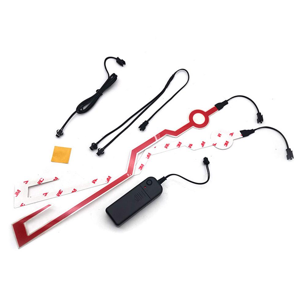 Motorcycle Helmet Cold Light Strip Helmets Mode Night Time Riding Signal Flashing Lights Strip Bar