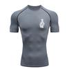 Abstract Print Men's Sports T-Shirt Training Fitness Compression Workout T-Shirt T-Shirt for Men
