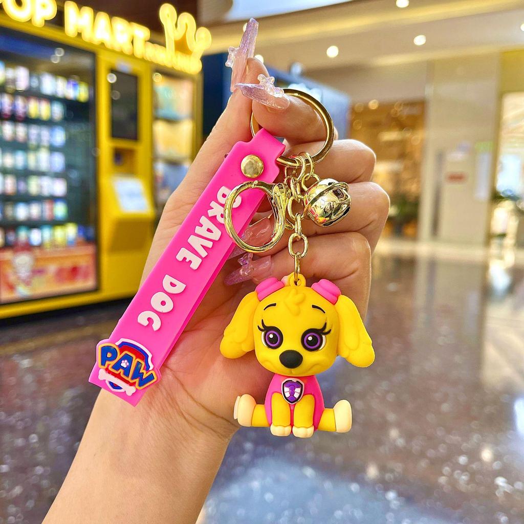 Bedårande Gris & Panda Stapelleksak Hängsmycke Nyckelring - Sött Par Bilväska Tillbehör, Perfekt Liten Gåva