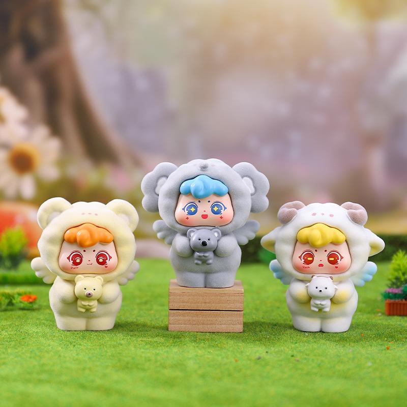 Sweet Anegl Series Mini Fluffy Animal Blind Box Cute Action Figures Collectible Toy Surprise Mystery Box Dolls Birthday Gift