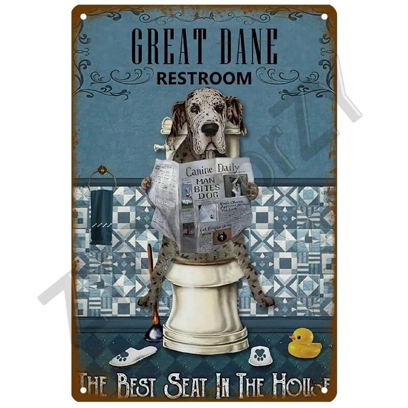 Beagle Plaque Metal Sign Vintage For Door Tin Sign Home Interior Paintings Mancave Wall Posters Room Decoration Decor Art Plates