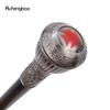 Silver Resin Round Flower Walking Cane Fashion Decorative Steel Stick Gentleman Elegant Cosplay Cane Knob Crosier 90cm