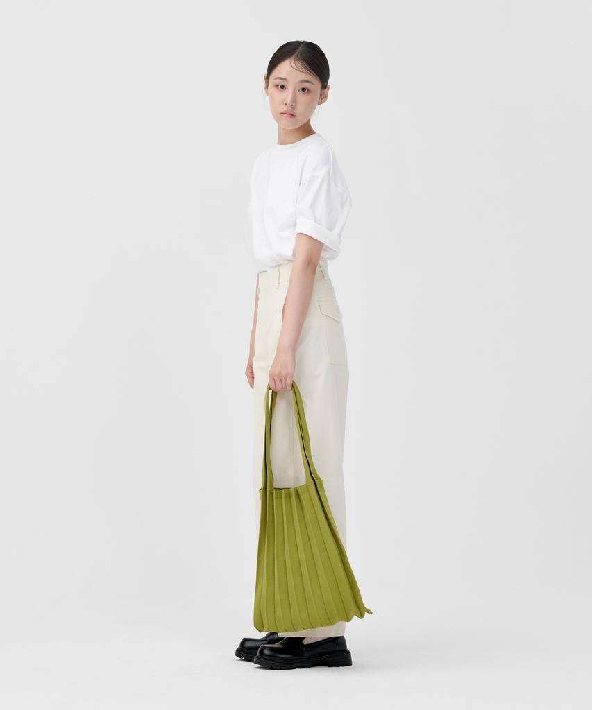 Pleatsmama New Shoulder Bag Olive