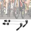 ZTTO 1 Pair Mountain Bicycle Bike Drum Quick Release Lever Skewer Safety Locker (Black)