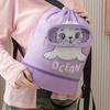 Drawstring Gym Bag for Kids Waterproof Drawstring Backpack Swim Bag with Compartment Pull String Sport Bag for Wet Swimming