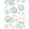 2 Sheets Flower Decals Easily Peel Off Durable Waterproof PET Multi Purpose PET Plants Stickers for