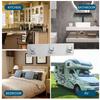 Stainless Steel Self Adhesive Hooks Sticky Wall Door Hook Robe Tea Towel Rustproof Towel Rack, Clothes Coat Hanger