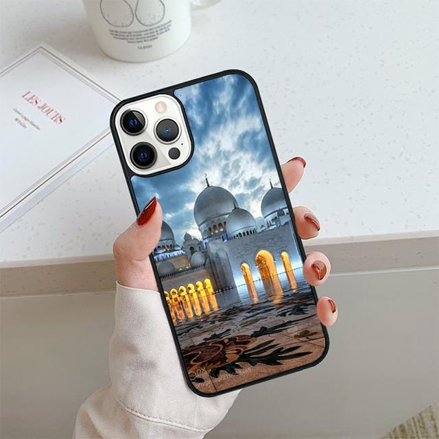 Muslim mosque building Phone Case For iPhone 17 Air 13 12 Cover For Apple 14 15 16 Pro Max Plus Coque