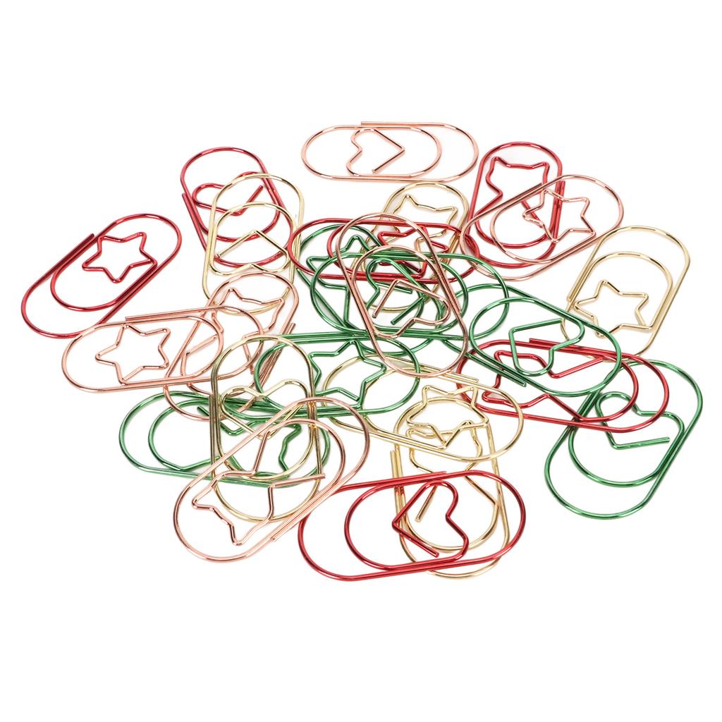 100pcs Large Paper Clips 2in Colorful Slip Resistance Rust Prevention Metallic Cute Paper Clips for 