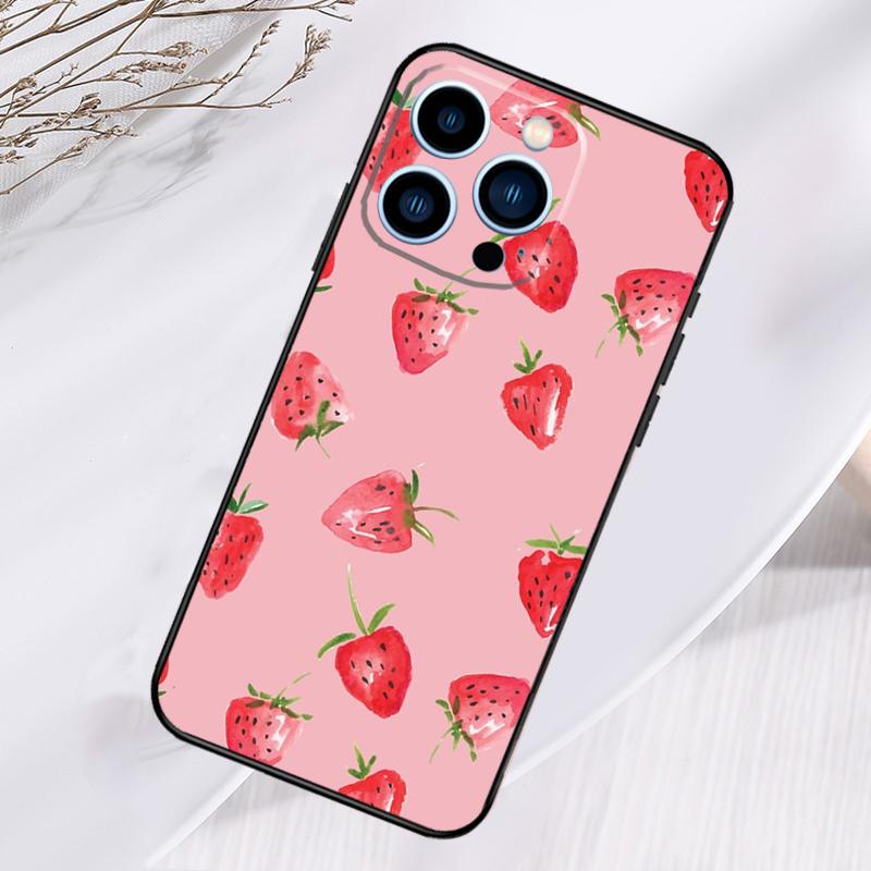 Strawberry Fields Phone Case For iPhone 17 Pro Max 16 15 13 12 11 14 Pro Max Plus 13 12 Mini 16e 17 Air Cover