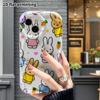 Phone Case: 2D Flat Design Suitable for iPhone 18 17 16 15 14 13 Pro Protective Case, Colorful Little Bunny, Perfect Christmas and Halloween Holiday G