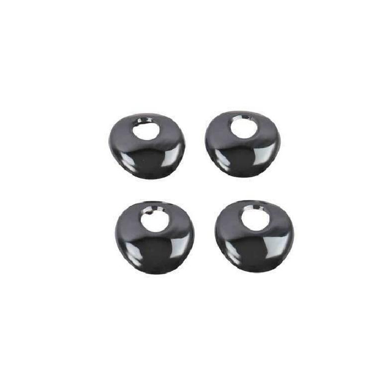 For Chevrolet Cruze 16-19 Black Titanium Inner Door Bolt Lock Down Cover Trim 4x