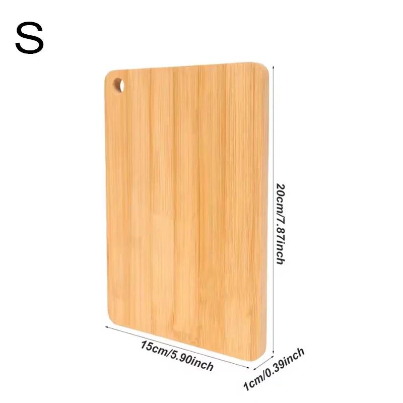 1PCS Kitchen Wood Chopping Boards for Meat Fruit and Vegetable Serving Board Double-sided Available Solid Wooden Cutting Board