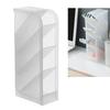 Lipstick Holder Organizer 4 Grid Plastic Lip Gloss Storage Case Portable Cosmetics Display Rack for