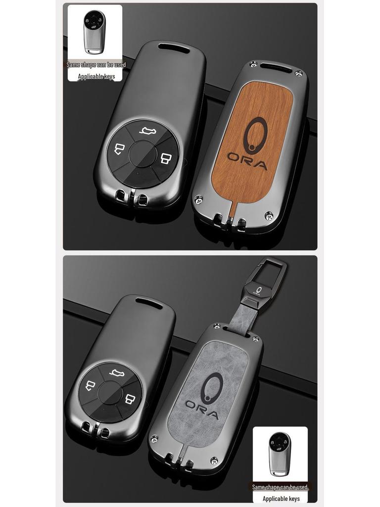 Applicable Good Cat Key Case for Ballet Cat 2022 Model - Black, White, or Great Wall GT Full Shell Buckle for Men and Women