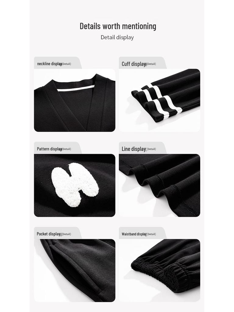 Dámské pyžamo s dlouhým rukávem z čisté bavlny 2025: Perfektní na podzim, zimu a jaro, nositelné venku, loungewear ve stylu kimona, ze 100% bavlny