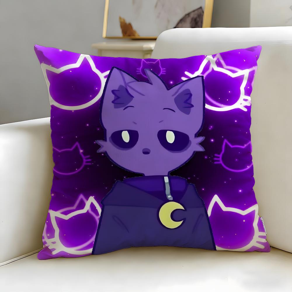 popular cartoon character Catnap Cushion Cover Soft & Easy-Wash Pillow Case – Versatile for Couch, Bed, Travel and Office