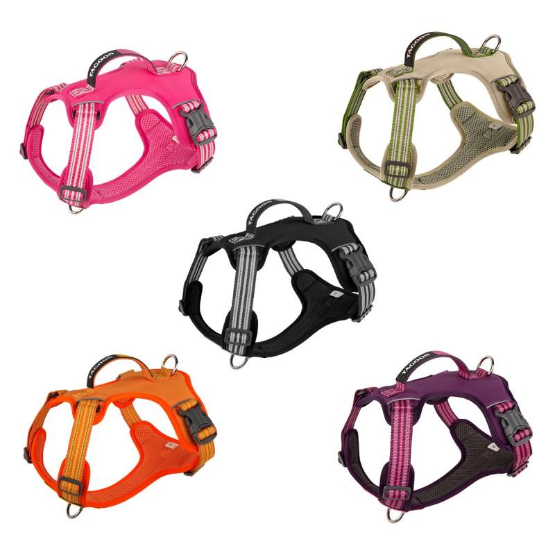 Adjustable Dog Harness With Leash Large Dogs Anti-Pull Chest Vest Lead Oxford Fabric S M L XL Sizes