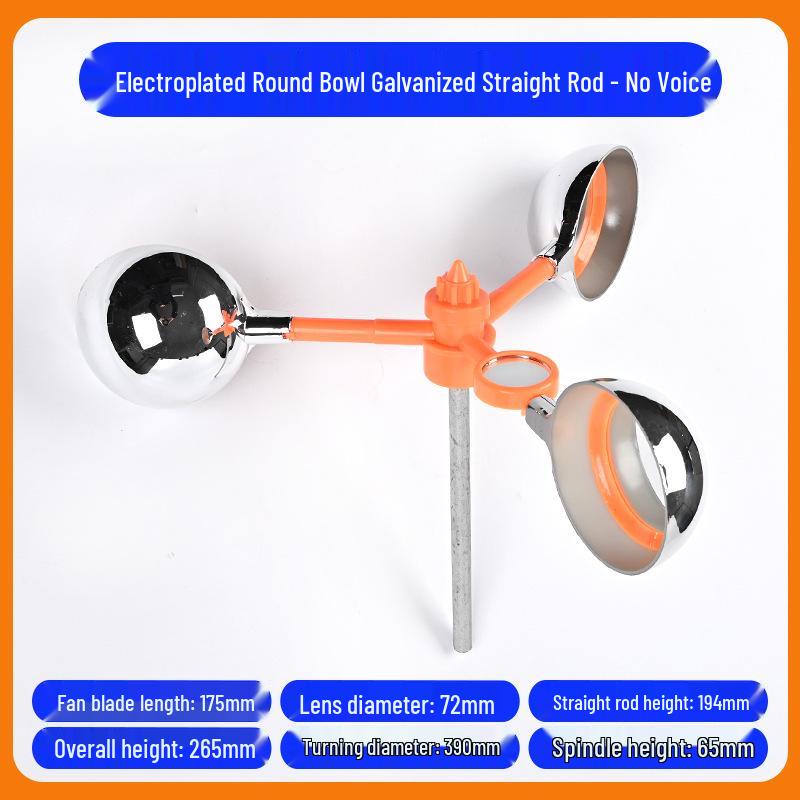 Solar-Powered Reflective Bird Repeller for Farms & Orchards
