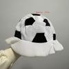 Carnival Party Boy Football Soccer Fans Cap Funny Hat White Black Football Headdress Adult Cosplay Dress Up Accessories