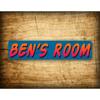 Personalized 4x16 Inch Comic Street Sign Custom Any Text Room Decor
