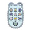 Baby Teether Mobile Phone Shape Silicone Teether Teething Toy Kids Sensory Educational Toy Baby Gift Set