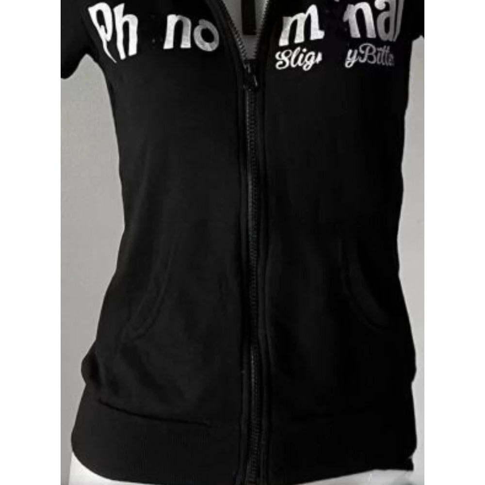 VAYLA Y2K Subculture Skull Print Zip Cardigan Short Sleeve Women Japan Slim Fit Striped Hoodie Casual Tops Fashion Streetwear Clothes