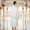 Natural  Ehram Ahram Hajj and Umrah Towel Set Ihram for Men 110×210 Cm (43×82.68 In) Islamic Clothing Ihram Towel Set