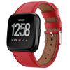 Fitbit Versa 2/Versa/Lite Leather Strap - Round Tail Cowhide Printed Wristband
