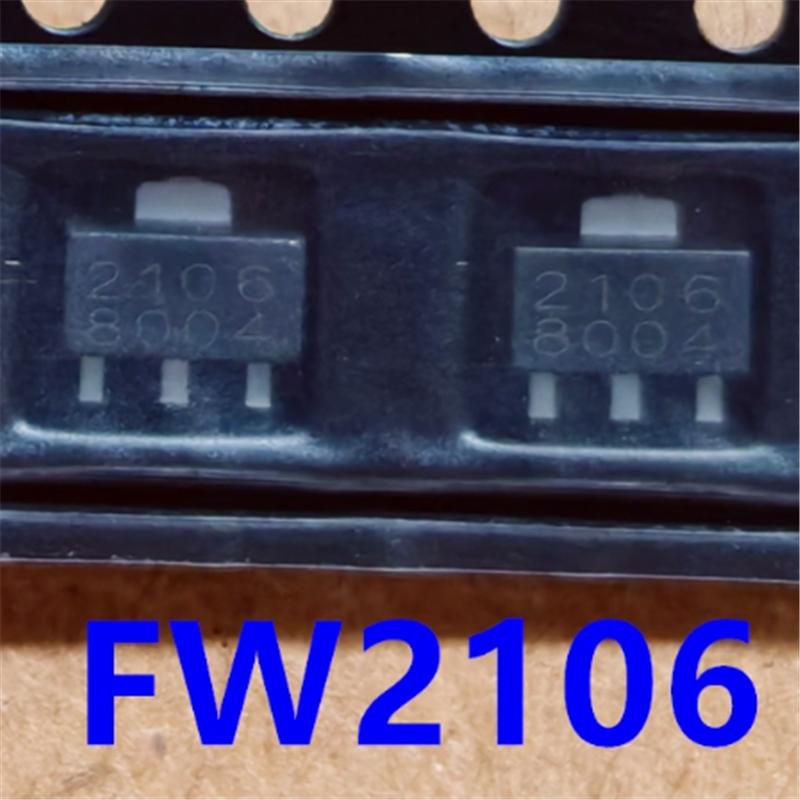 5PCS FW2106 Screen Printing 2106 SOT89 0.05-4.0GHZ High Linear Gain Amplifier Flux Technology Chip