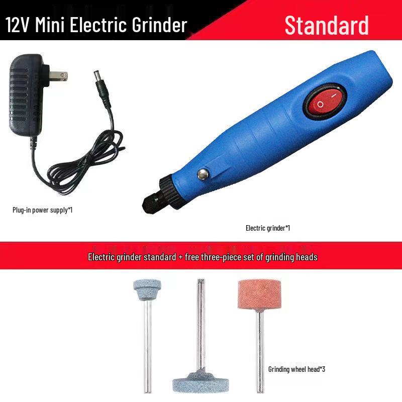 

Copper Electric Grinder Pen for Wood, Jade, and Root Carving – Miniature Electric Drill and Grinding Tool