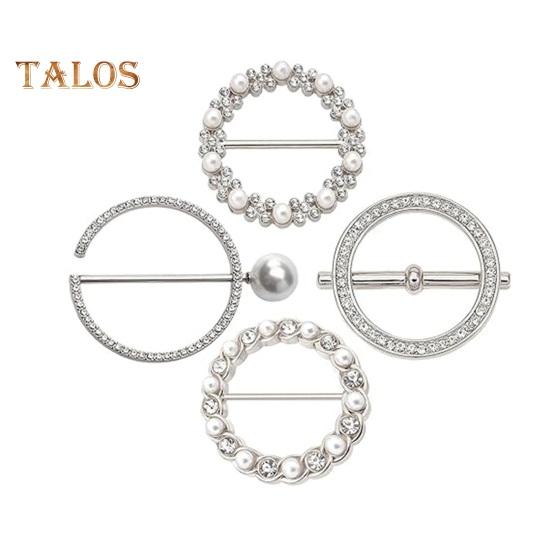 

4 шт. пуговицы с завязками на углах для одежды, круглые, в форме круга, с искусственным жемчугом, стразами, зажимы для шарфов, зажимы для галстуков футболок, зажимы для затягивания рубашек серебряный