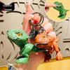 Creative Tyrannosaurus Rex Plush Keychain - Cartoon Biting Hand Design, Perfect for Student Bags, Couples, and Small Gifts