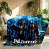 Individuelle personalisierte Decke mit Avatar-Druck, Heimdekoration, Schlafzimmer, Sofa, Camping, Couch, Geschenke für Geburtstag Weihnachten